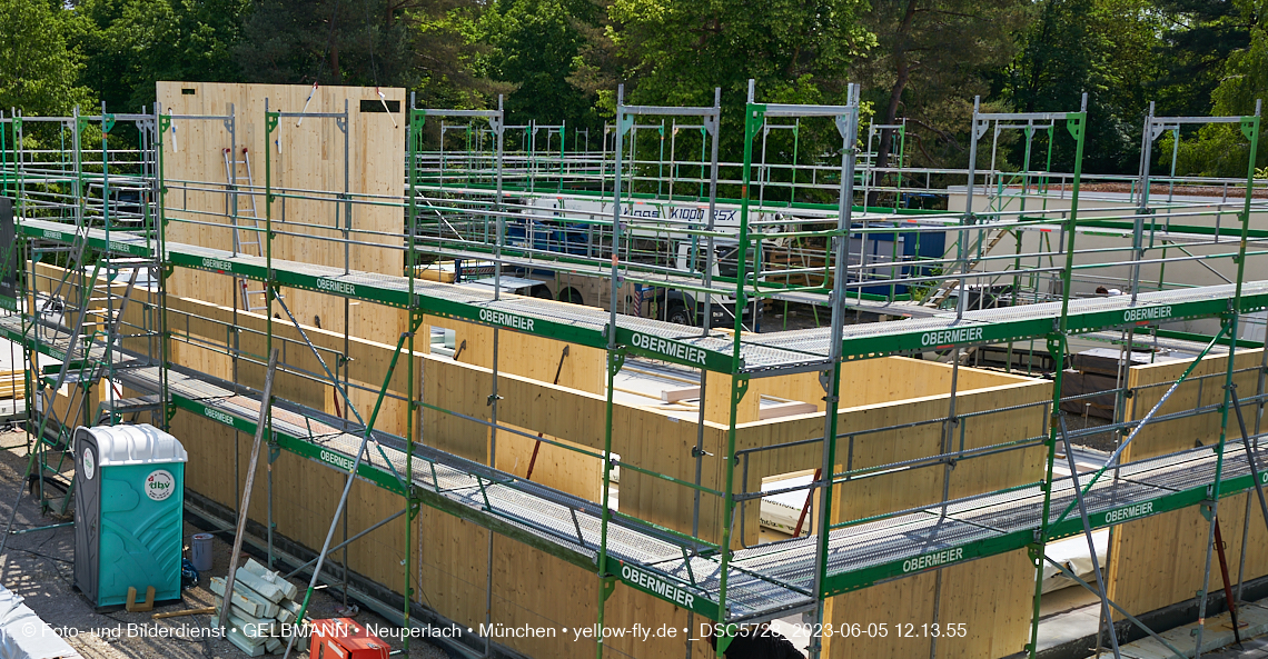 05.06.2023 - Neue Wände für das HAus für Kinder in Neuperlach in München